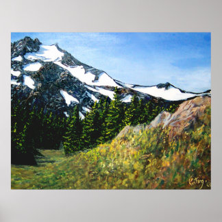 Ein guter Tag in den Cascades Poster