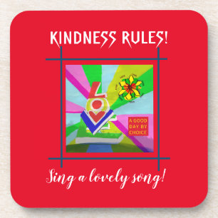 Ein guter Tag nach Wahl: Liebe Geburtstagsgeschenk Getränkeuntersetzer