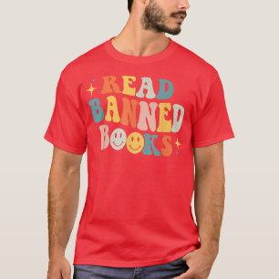 Ein guter Tag, um das Vintage Buch verbotener Büch T-Shirt