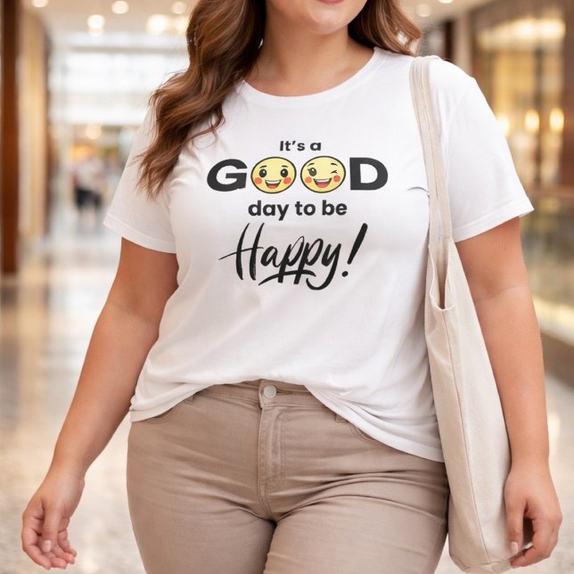 Ein guter Tag, um glücklich zu sein Tee (Von Creator hochgeladen)