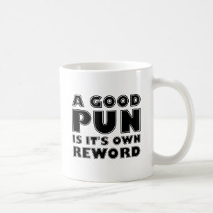 Ein guter Wortwitz lustiger Becher Tasse
