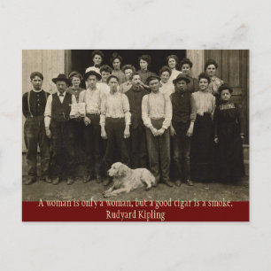 Ein gutes Auto ist ein Rauch Postkarte