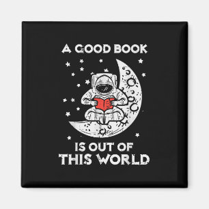 Ein gutes Buch ist aus dieser Welt des Mondweltrau Magnet