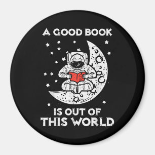 Ein gutes Buch ist aus dieser Welt des Mondweltrau Magnet