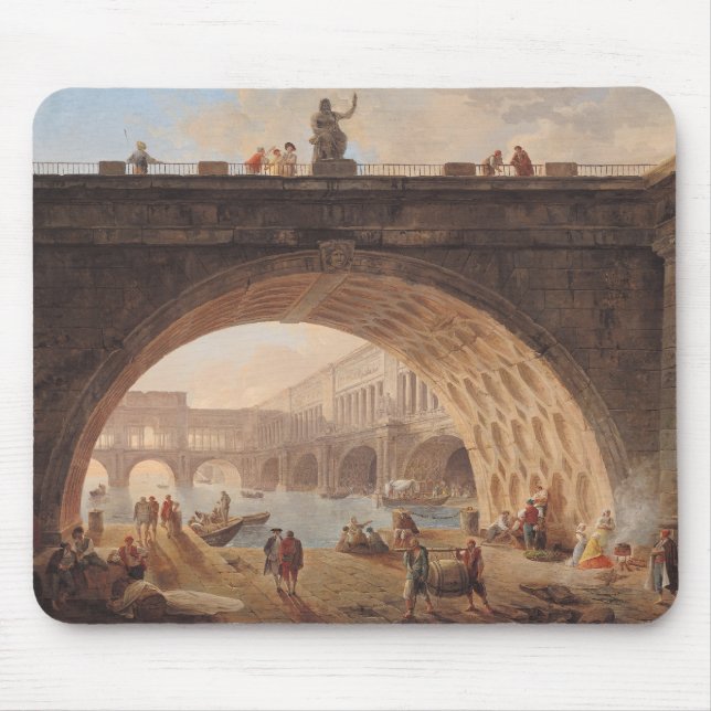Ein Hafen, c.1760 Mousepad (Vorne)