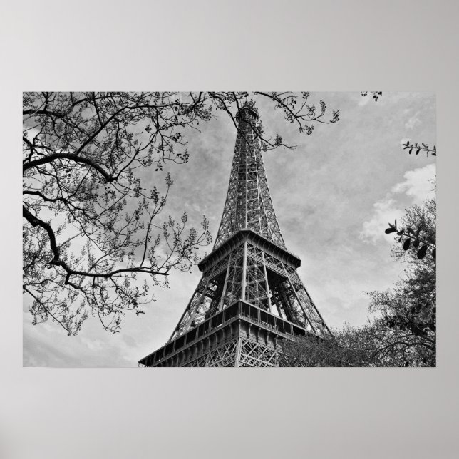 Ein halber Eiffelturm Poster (Vorne)