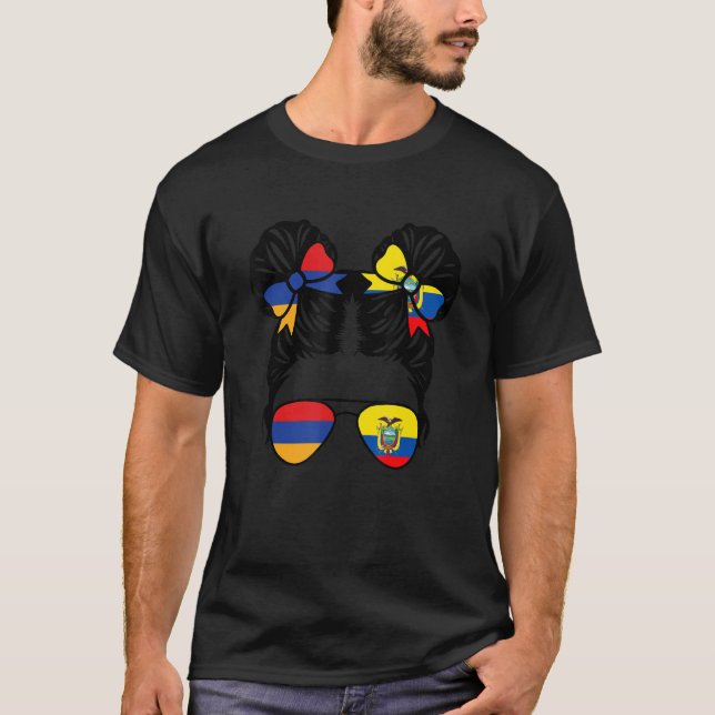 Ein halbes armenisches halbes ecuadorianisches Mäd T-Shirt (Vorderseite)