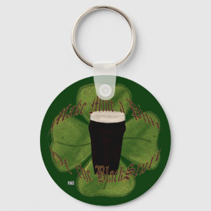 Ein halbes Liter des schwarzen Materials Schlüsselanhänger