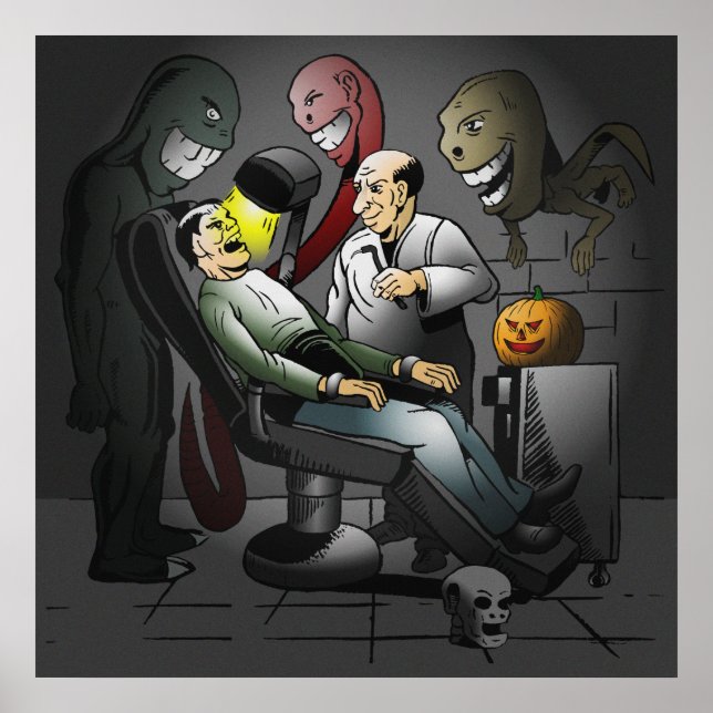 Ein Halloween-Abend im Dentist-Poster Poster (Vorne)