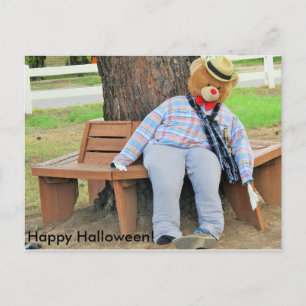 Ein Halloween-Bär Postkarte