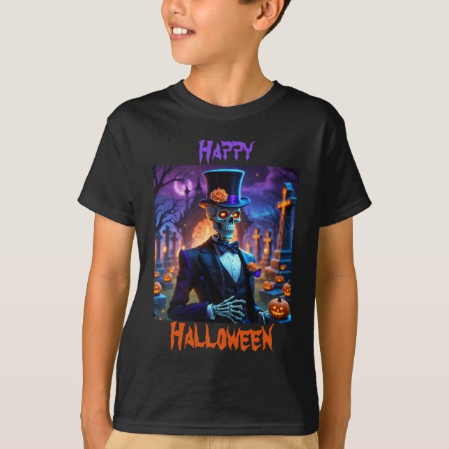 Ein Halloween-Groom T-Shirt (Vorderseite)