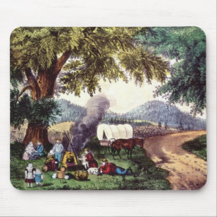 Ein Halt durch den Straßenrand Mousepad