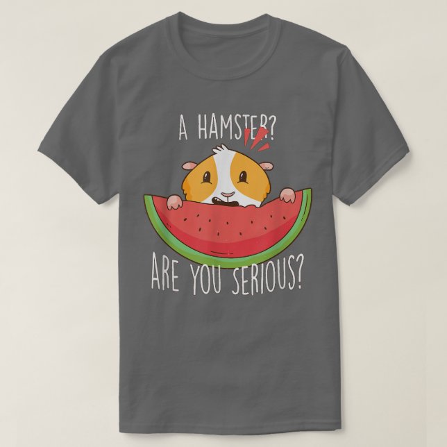 Ein Hamster sind Sie ernst Guinea Schwein T-Shirt (Design vorne)