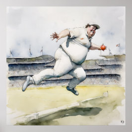 Ein Handgriff - ArchivCricket-Druck Poster