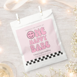 Ein Happy Babe Happy Face Pink Geschenktütchen