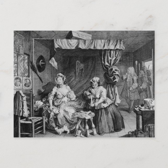 Ein Harlot-Fortschritt Postkarte (Vorderseite)