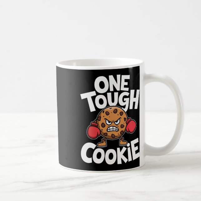 Ein harter Keks Boxer Boxing Funny Cookie Lover Kaffeetasse (Rechts)