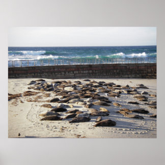 Ein harter Tag im Surfen Poster