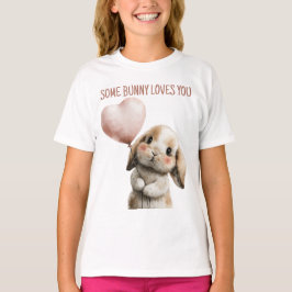 Ein Häschen liebt dich mit Herzballon T-Shirt