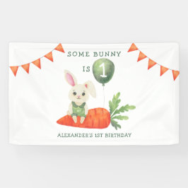 Ein Häschen wird ein Jahr alt Banner