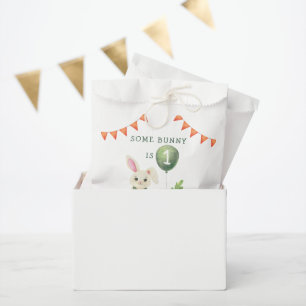 Ein Häschen wird ein Jahr alt Geschenktütchen