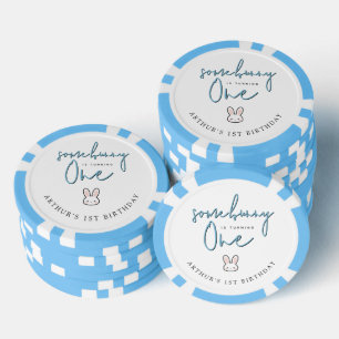 Ein Häschen wird Eins 1. Geburtstagsfeier Pokerchips