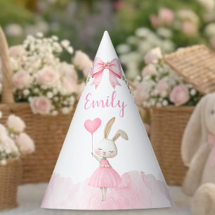 Ein Häschen wird Eins Rosa Kokette Ballerina Partyhütchen