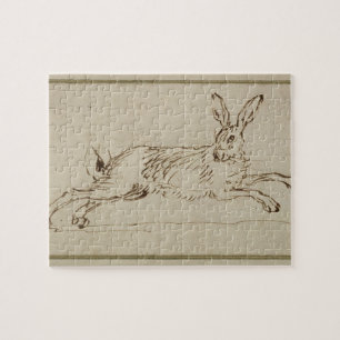 Ein Hase-Betrieb, wenn die Ohren (Stift u. Tinte Puzzle
