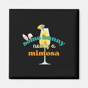 Ein Hase braucht eine Mimosa Lustige Männer Frauen Magnet