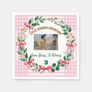 Ein Hase hat Geburtstag Personalisierter Hase Serviette