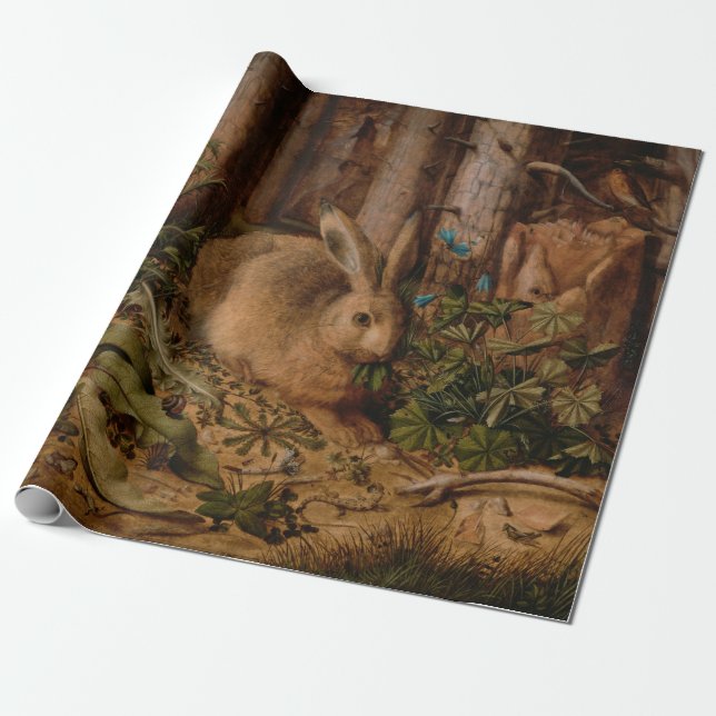 Ein Hase im Wald (von Hans Hoffmann) Geschenkpapier (Ungerollt)
