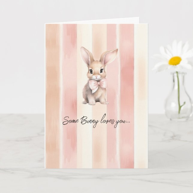 Ein Hase liebt dich Karte (Kleine Pflanze)
