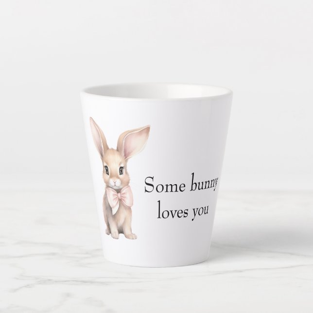 Ein Hase liebt dich Milchtasse (Vorderseite)