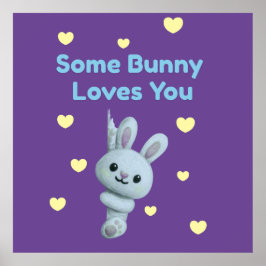 Ein Hase liebt dich Poster