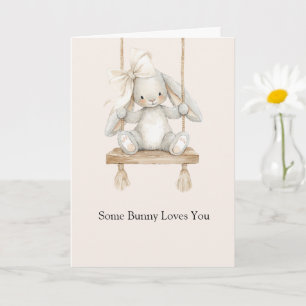 Ein Hase liebt dich Swing Karte