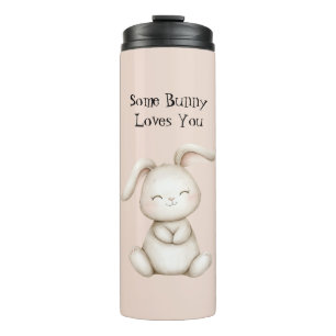 Ein Hase liebt dich Thermosbecher