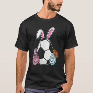 Ein Hase mit einem Football Ostereier Osterhase T-Shirt
