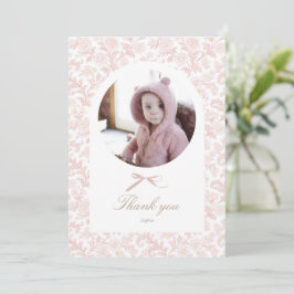 Ein Hasen-Geburtstagsfoto Dankeskarte