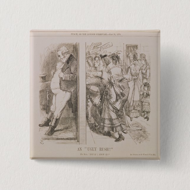 Ein 'hässliches Rush Button (Vorderseite)