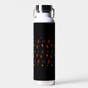Ein hässliches Weihnachtsmuster Trinkflasche