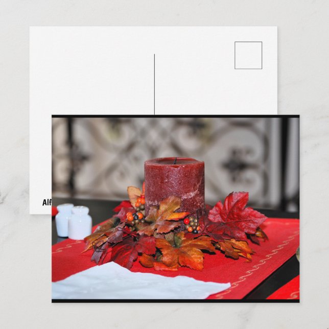 Ein Hauch von Herbst Postkarte (Vorne/Hinten)