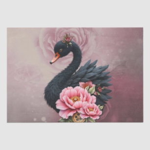 Ein Hauch von Rose und Schwanenglanz. Seidenpapier