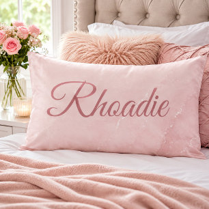 Ein Hauch von sanfter Eleganz Rosé-Marmor Kissenbezug