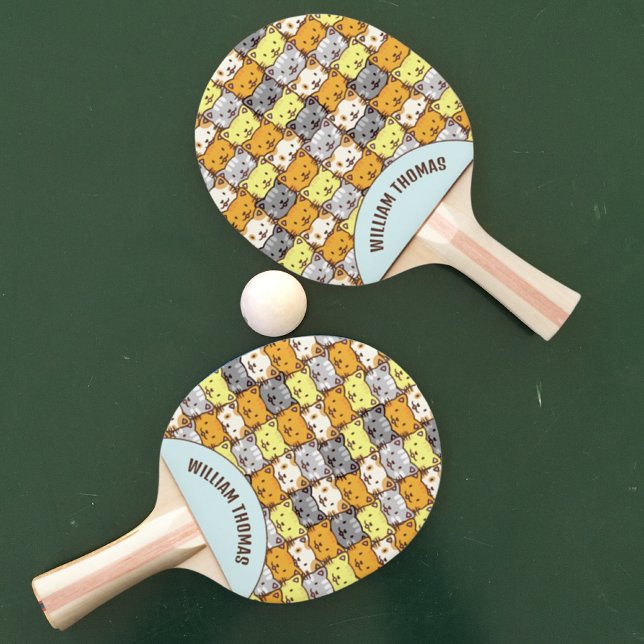 Ein Haufen Muster Personalisiert Ping Pong Pad Tischtennis Schläger (Von Creator hochgeladen)