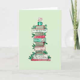 Ein Haufen Urlaubskulpturen Feiertagskarte