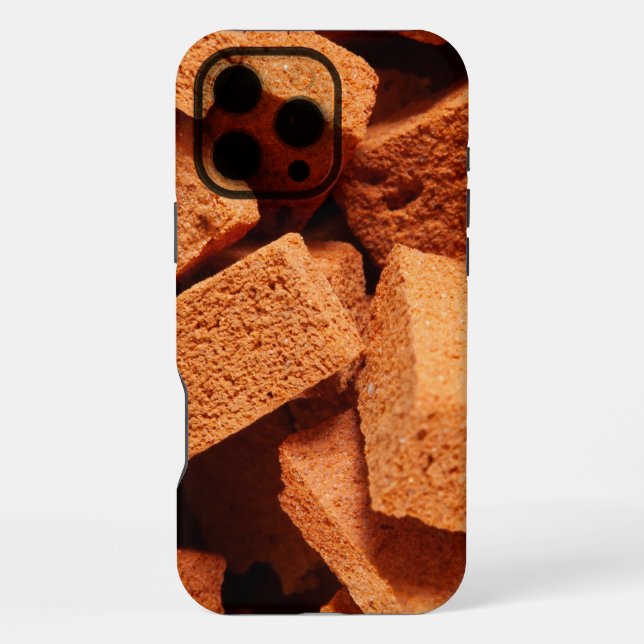 Ein Haufen Ziegelbau iPhone Hülle (Rückseite)