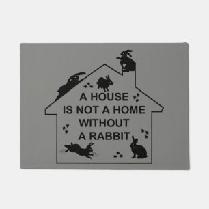 Ein Haus ist nicht ein Zuhause ohne eine Fußmatte