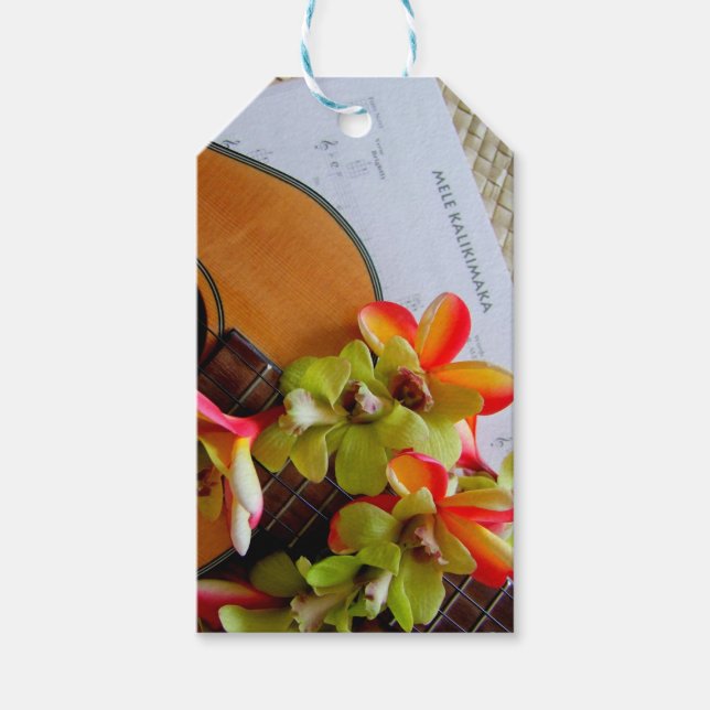 Ein hawaiianisches Weihnachten Geschenkanhänger (Vorderseite)