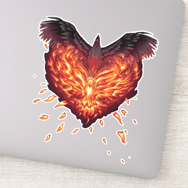 Ein Heart Reborn Aufkleber (Detail)