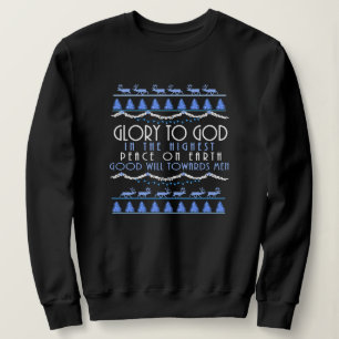 Ein Heiland Christus der Herr Weihnachten Sweatshirt